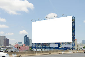 About Us Large Bulletin Billboard