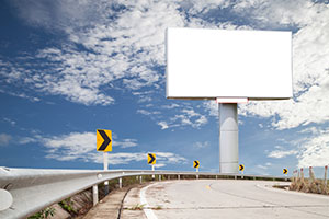 Digital Billboard on Highway in About Us